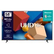 Hisense 58 Inch UHD Smart 4K TV with Netflix, Youtube  (58A6H/K, 2024 Model)